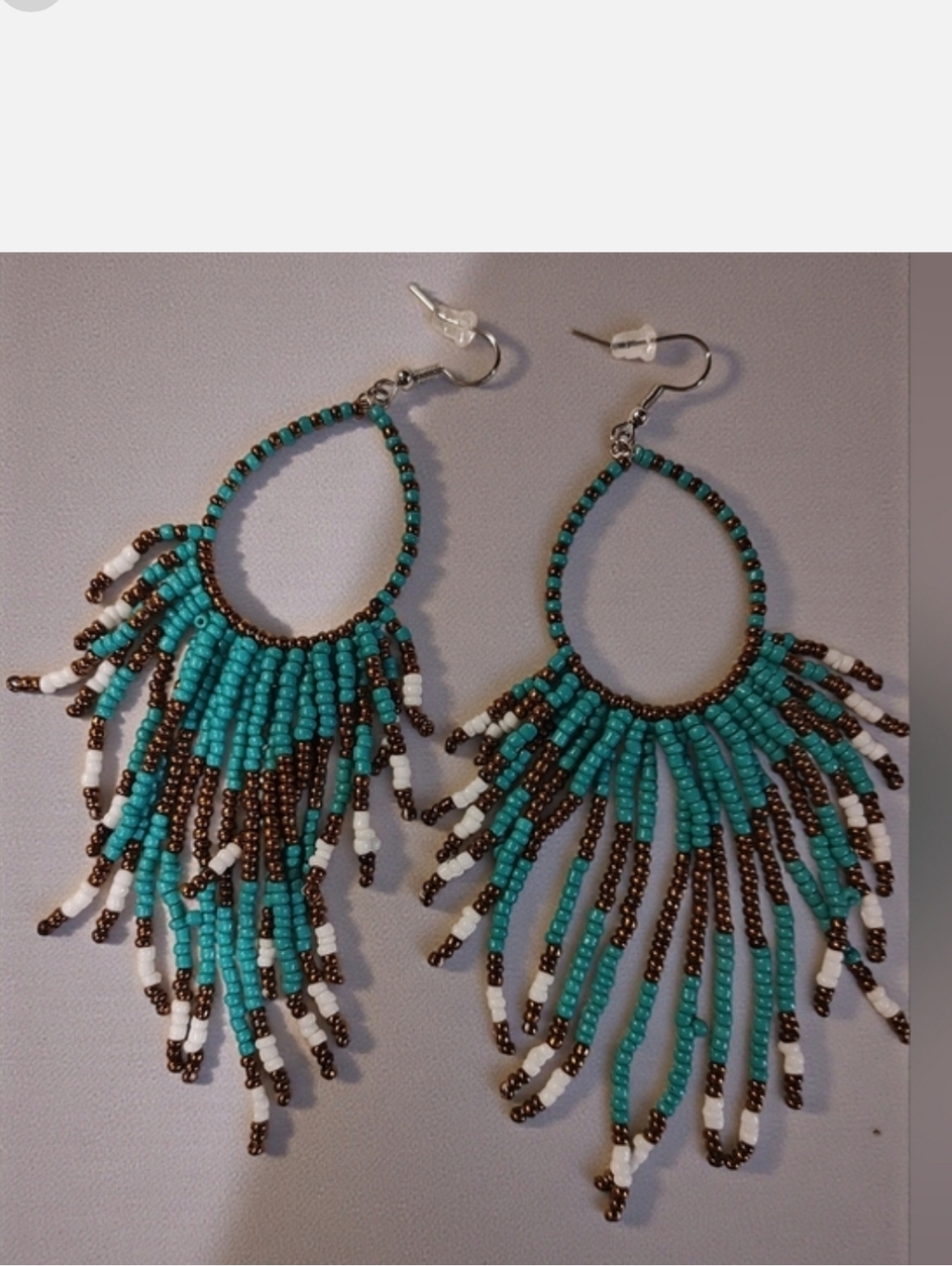 3/$20 Beaded Dangly Boho Earrings - Picture 4 of 5